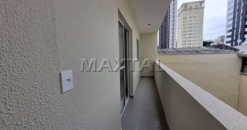 Apartamento para locação com 1 dormitório, sala, cozinha, área de serviço e terraço, em santana.
