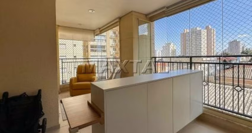 Apartamento 123m² à venda em Santana, varanda gourmet, 2 dormitórios e 2 vagas.