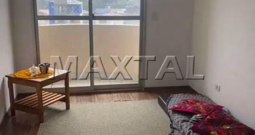 Apartamento a venda,  com 1 dormitório, 1 banheiro, sacada, 1 vaga de garagem em santana