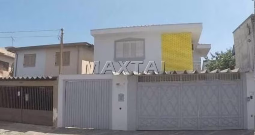 Sobrado 4 dormitórios, 4 vagas, sala de estar com lareira e 2 ambientes 217m² na região Casa Verde