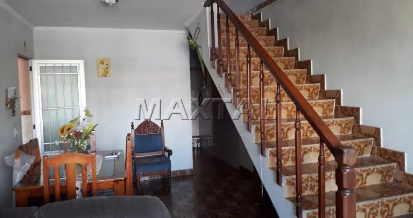 Vende-se sobrado no Lauzane, com 3 dormitórios sendo uma suíte, sala para 2 ambientes e cozinha.