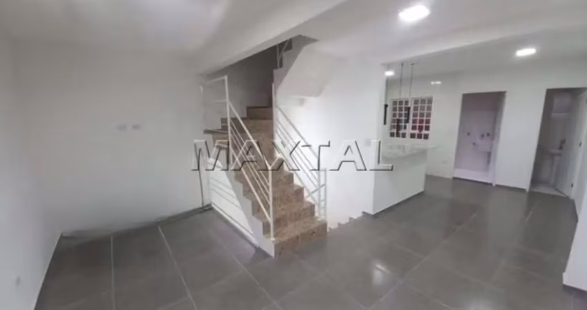 Espetacular sobrado residencial ou comercial,100m², 3 dormitórios, 1 suíte, sala, cozinha e 2 vagas.