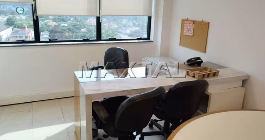 Sala comercial  à venda no Alphaville com  2 banheiros, ar condicionado, mobiliada e 1 vaga.