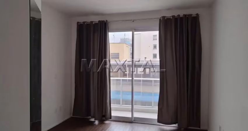 Studio à venda de 23 m², com piscina, 1 vaga e ampla varanda. Centro de SP.