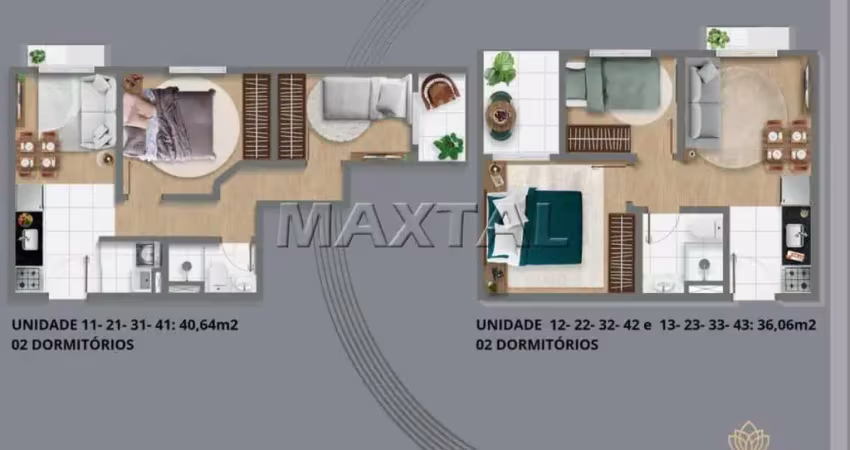 Apartamento com 2 dormitórios, sala, cozinha e varanda em perdizes. entrega no 1 semestre de 2025.