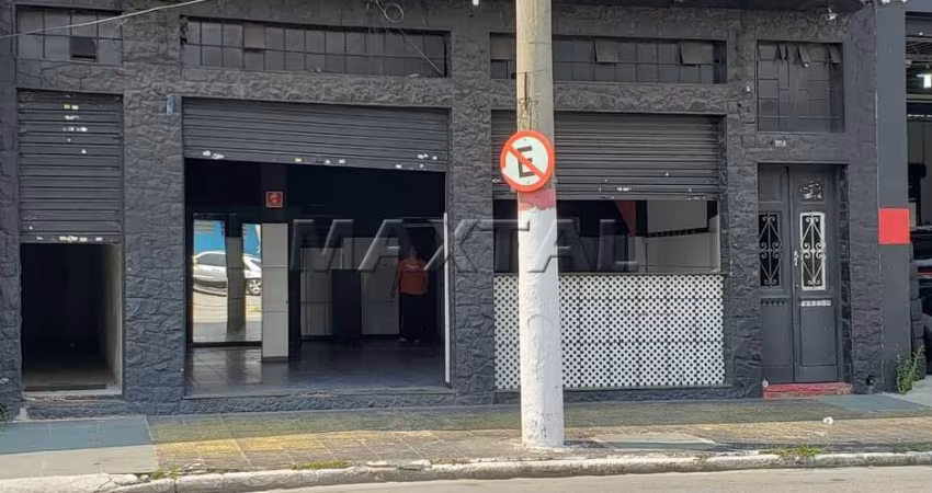 Excelente Loja na Avenida Casa Verde, com salão amplo, 2 lavabos, piso frio, copa