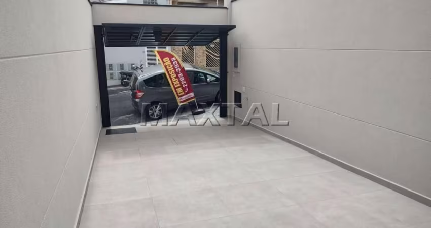 Sobrado à venda de 90m², com 2 suítes, 2 vagas e sacada, na Parada Inglesa.