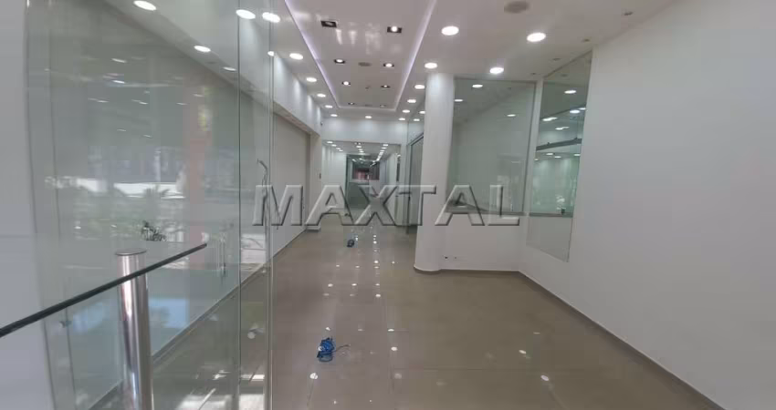 Excelente Loja na Voluntários da Pátria, salão de 85m², piso frio, escritório, mezanino, 3 banheiros