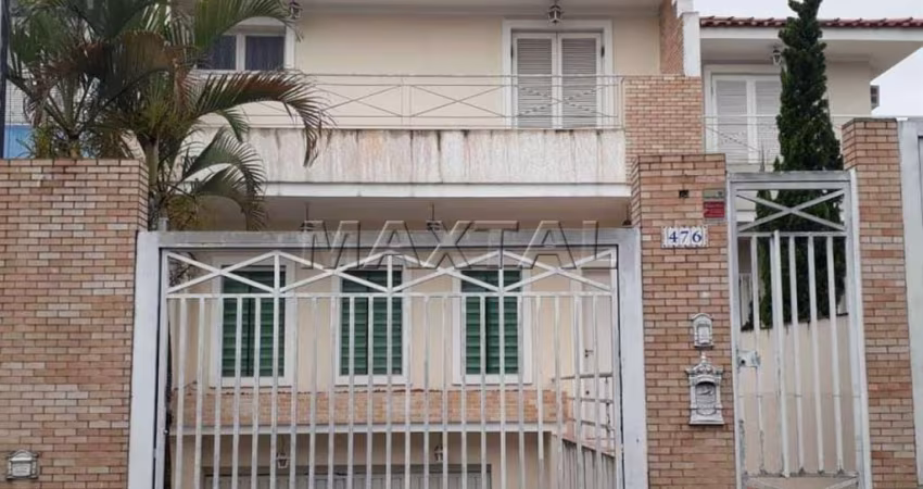 Sobrado de 300m², 3 quartos, 1 banheiro, sala, cozinha, lavabo , 2 vagas garagem, edícula.