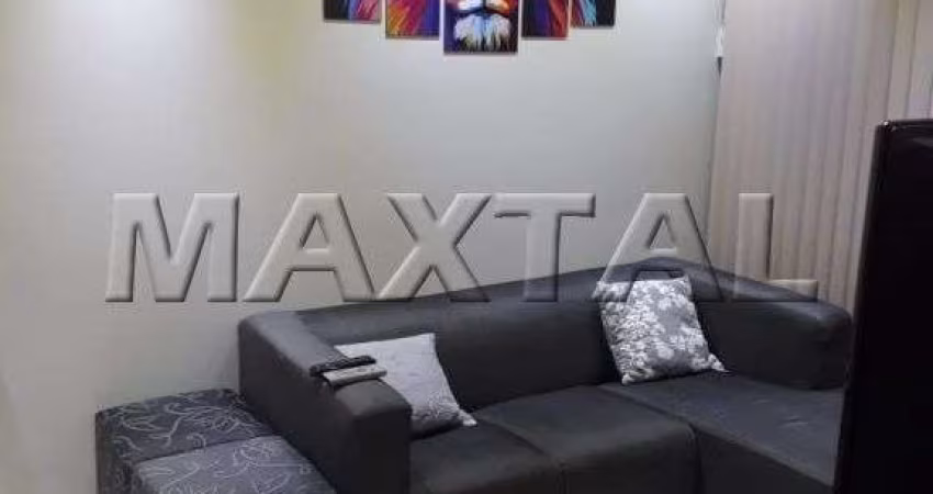 Apartamento de 53m², 2 Dormitórios, 1 Sala, 1 Cozinha, 1 Banheiro e 1 vaga de garagem