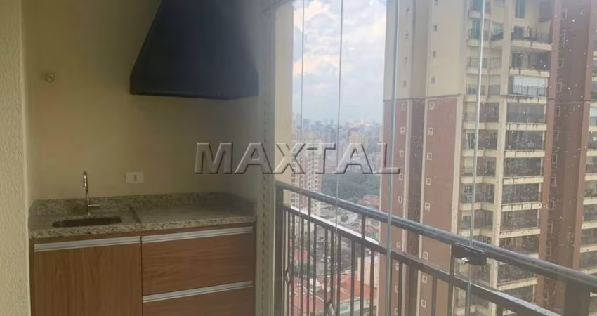 Apartamento para locação no Jardim São Paulo - 2 suítes e sacada com churrasqueira.