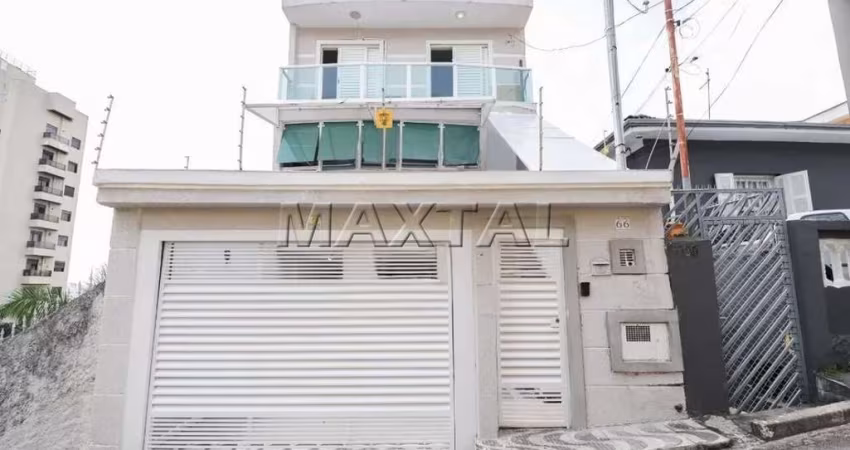 Casa para locação de 208m², com 3 quartos e 4 vagas de garagem, na Vila Ester.