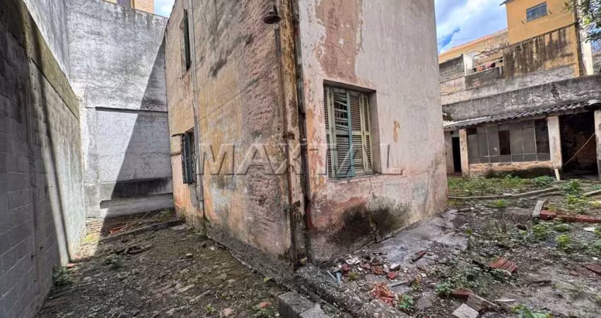 Terreno de fundos à venda em santana na rua frei vicente do salvador, com 268 m², próximo ao metrô.