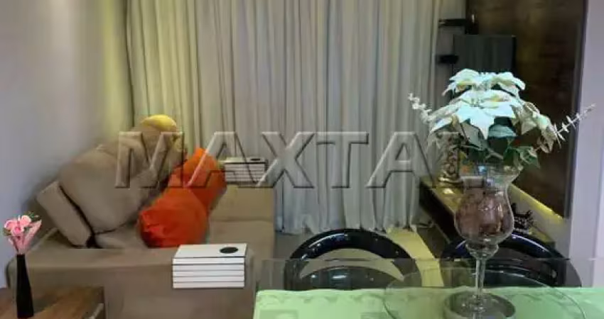 Apartamento à venda de 45m² com 2 dormitórios, 1 sala, no jardim modelo.
