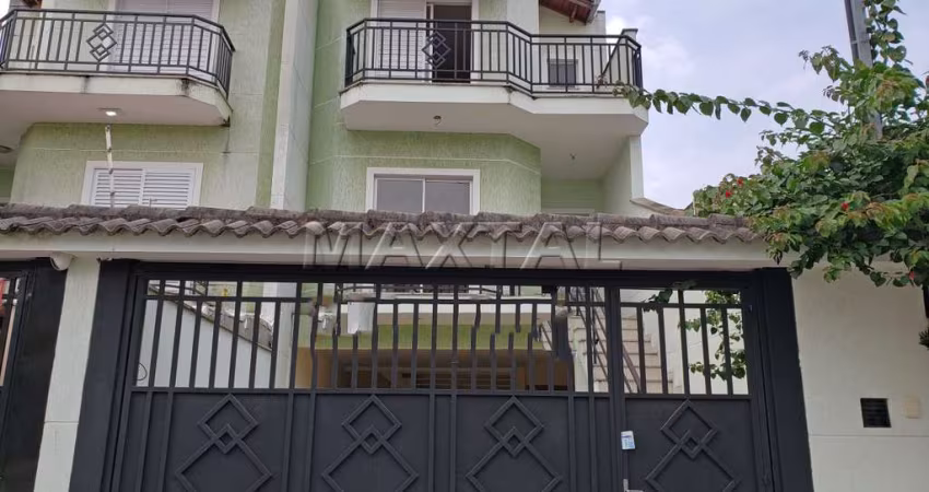 Sobrado de 195m²; com 3 Quartos , 3 suítes, 4 vagas, 5 banheiros, sacada, no Mandaqui.