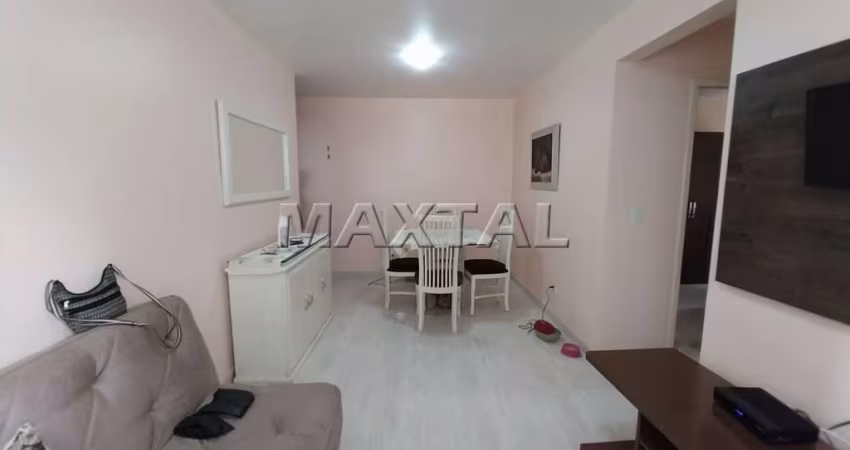 Apartamento à venda com 60m², com 2 quartos, 1 banheiro, sala cozinha e área de serviço e 1 vaga.