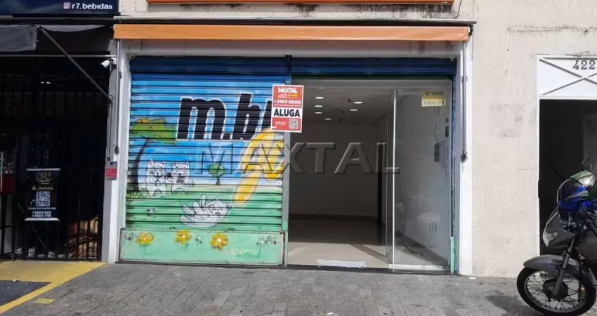 Loja para locação em são miguel paulista com 40m², toda em piso frio, com 1 banheiro.