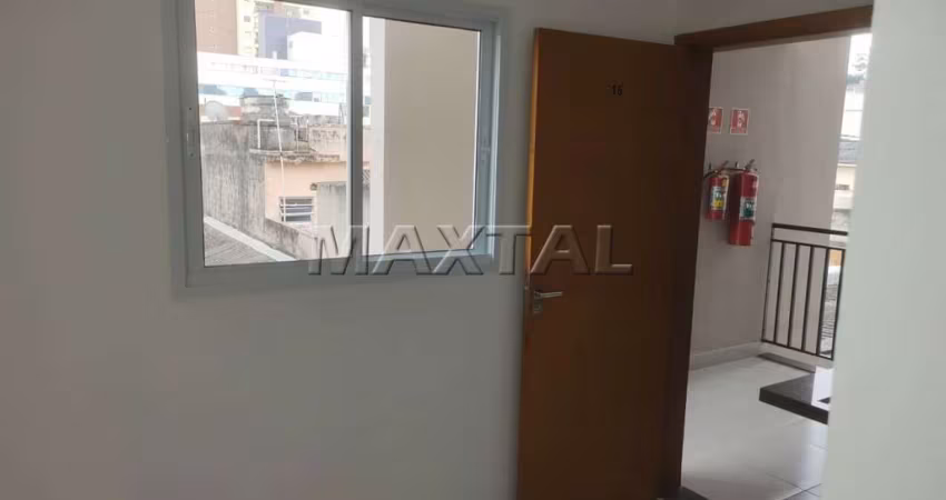 Apartamento de 29m² 1 dormitório, 1 sala, 1 cozinha,1 banheiro e lavanderia coletiva.