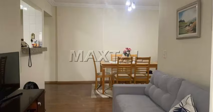 Apartamento de 74m² à venda, com 3 quartos, 2 banheiros, 2 vagas e  lazer completo.