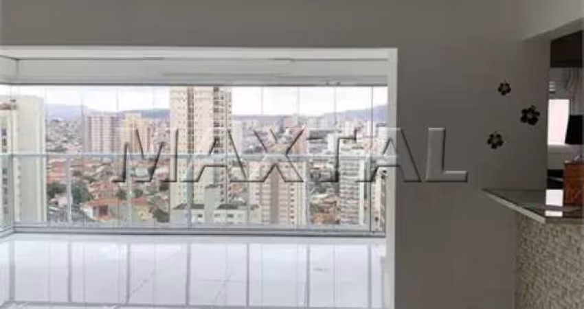 Apartamento 95m² para alugar Santana, 2 dormitórios, 3 banheiros, 2 vagas fixas.