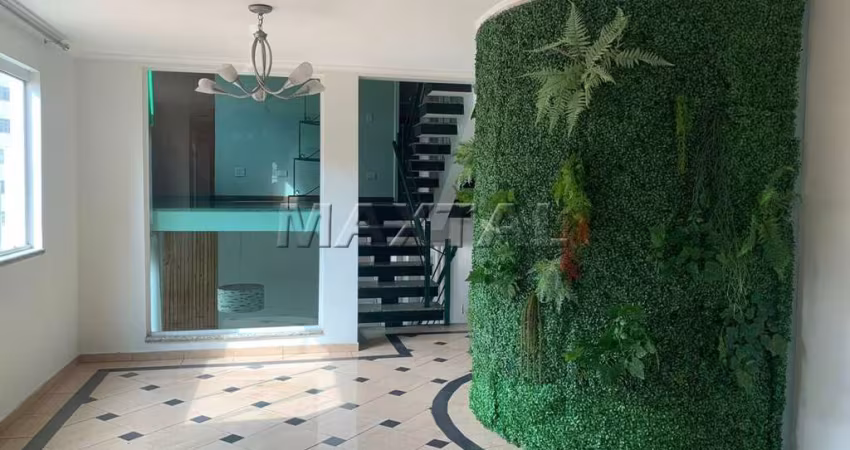 Sobrado 200m² para alugar Jardim São Paulo, 3 dormitórios, 5 banheiros e 5 vagas.