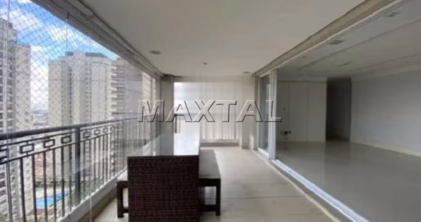 Apartamento 170m² para alugar em Santana, 3 dormitorios, 4 banheiros, 3 vagas fixas e lazer completo