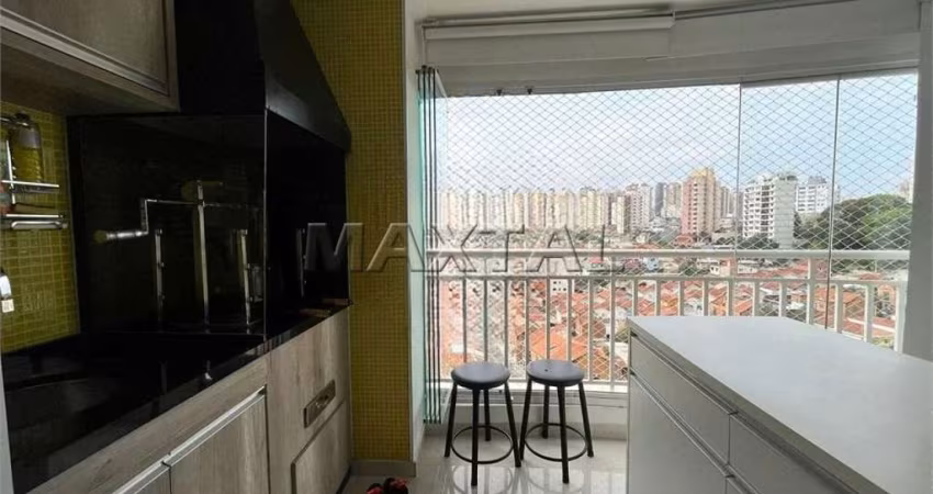 Apartamento para venda e locação, de 91m², com 2 suítes, 2 vagas e varanda, em Santana.