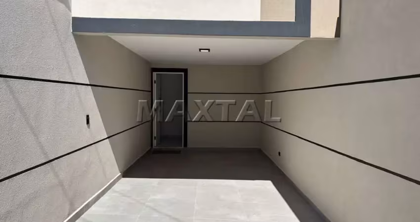 Sobrado com 130 m²,  3 suítes , 2 vagas e churrasqueira no parque do mandaqui
