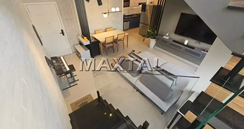 Cobertura com 140m² em Santana, 2 dormitórios, 1 suíte, 2 salas, 3 vagas, com hidromassagem.