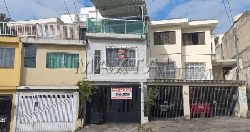 Sobrado para locação na rua paulo avelar com 2 quartos, 2 salas, 3 banheiros  1 vaga de garagem
