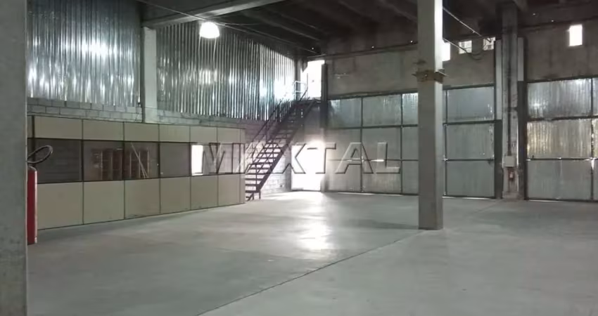 Galpão em condomínio com 1100m de área total, sendo: 60m2 de escritório no mezanino-  anhangüera