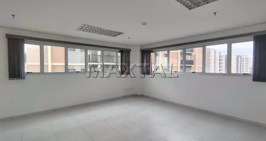 Sala comercial com 58m² para locação no santana office station, com 1 vaga de garagem.