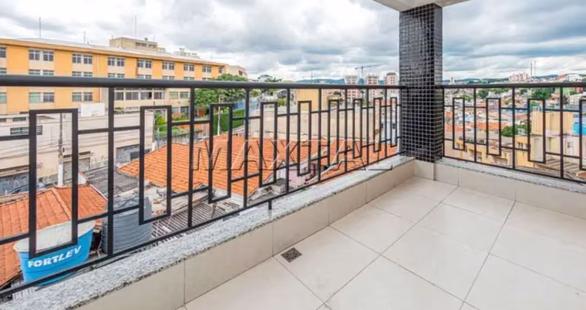 Apartamento à venda de 35m², com 1 dormitório e varanda, com lazer no prédio.