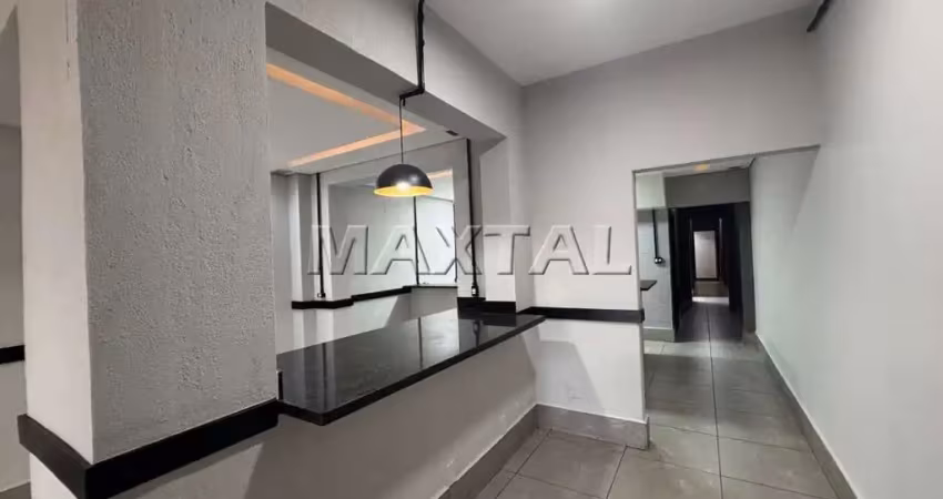 Salão comercial com 200m² e 5 banheiros para locação, no alto de santana.