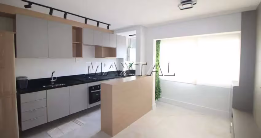 Apartamento 40m²  à venda na vila pauliceia. com 2 quartos, sala com varanda, 1 banheiro e 1 vaga.