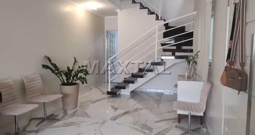 Sobrado à venda de 115m², com 3 dormitórios, 1 suíte e 3 vagas, no chora menino.