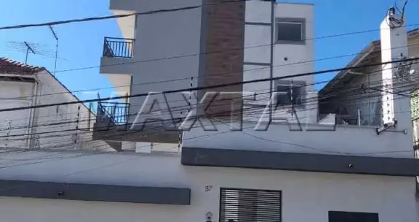 Apartamento para venda, com 2 dormitórios, 1 banheiro, 40m², novo na vila mazzei