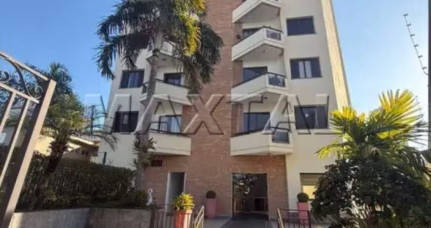 Cobertura à venda com 2 dormitórios, 2 salas e 3 vagas, no jardim paraiso.