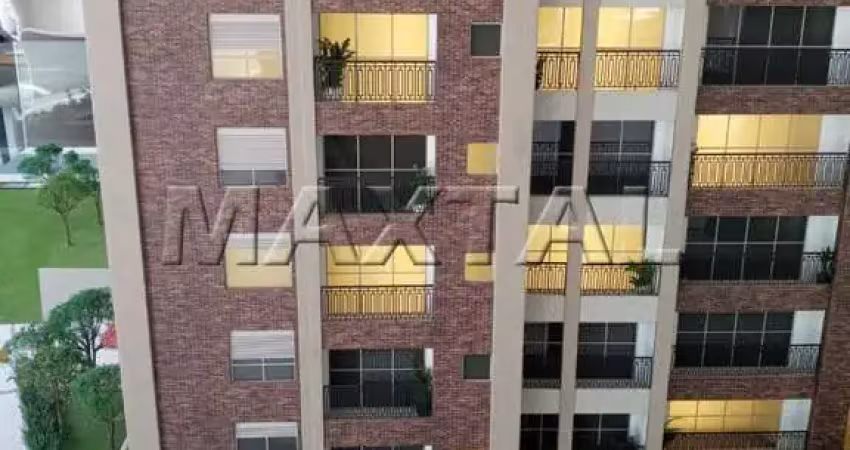 Studio em construção de 30 m² à venda com dormitório, sala e copa integrados e varanda, no brooklin.