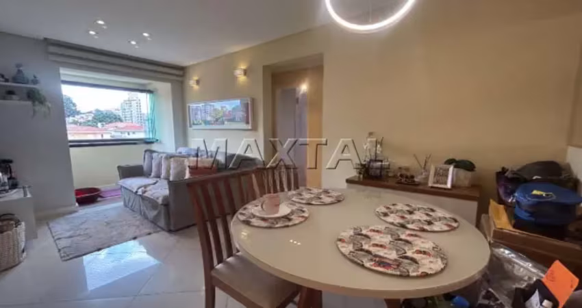 Apartamento para locação de 55 m² com varanda de 2 quartos, sendo 1 suíte, na parada inglesa.