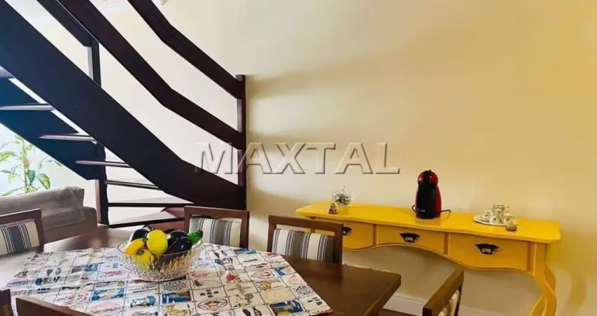 Casa em condominio à venda de 144m², com 3 dormitórios e 2 vagas, no vila irmãos arnoni.