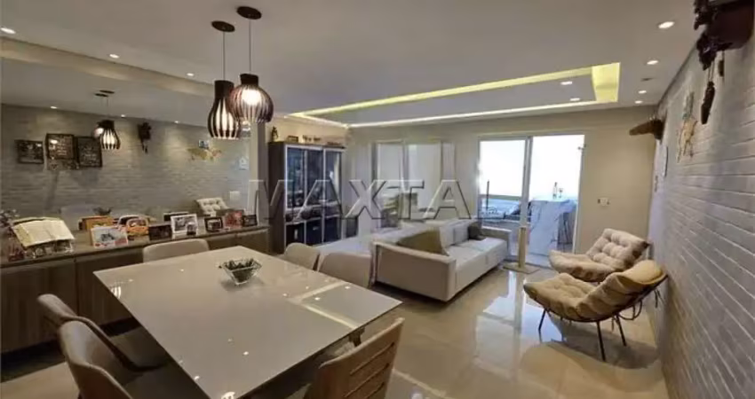 Apartamento 103m² para alugar e venda santana, 3 quartos,  3 vagas e lazer completo.