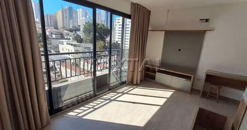 Studio em santana com 26m², armário embutido, sacada, ar-condicionado, próximo ao metrô santana.