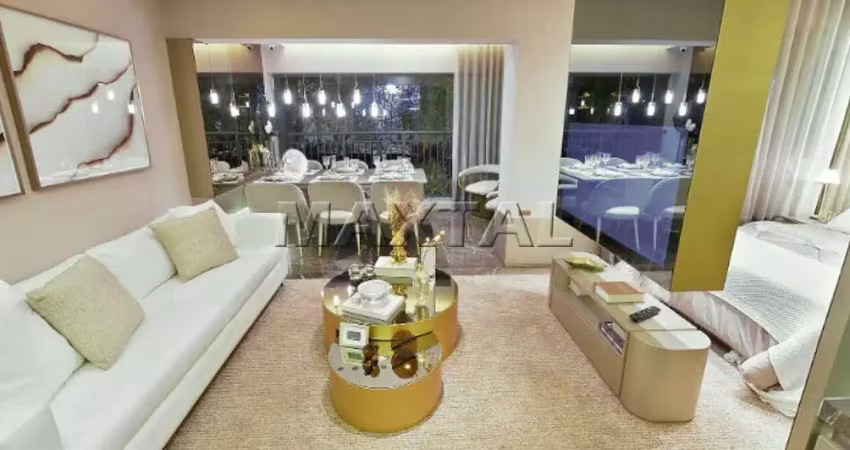 Studio de 45 m² mobiliado à venda, com 1 dormitório, localizado no planalto paulista.