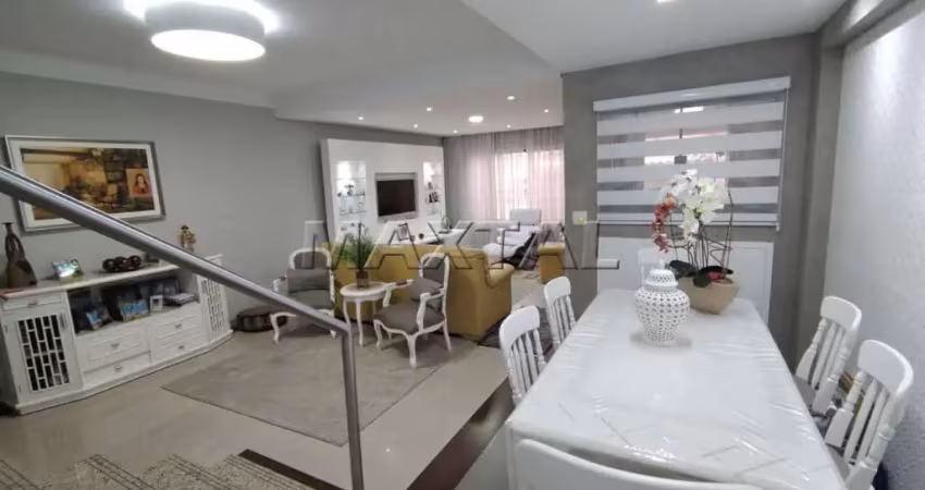 Sobrado com 2 dormitórios, e 1 quintal e churrasqueira ? água fria, 177 m²