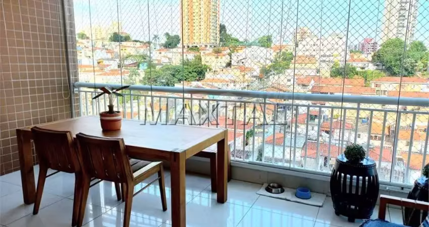 Apartamento com varanda gourmet, 118 m com 3 dormitórios, 1 suite, e 2 vagas - lauzane paulista