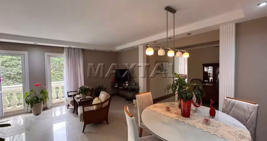 Apartamento mobiliado em santana para locação de 114 m², com 3 dormitórios, sendo 2 suítes e 2 vagas