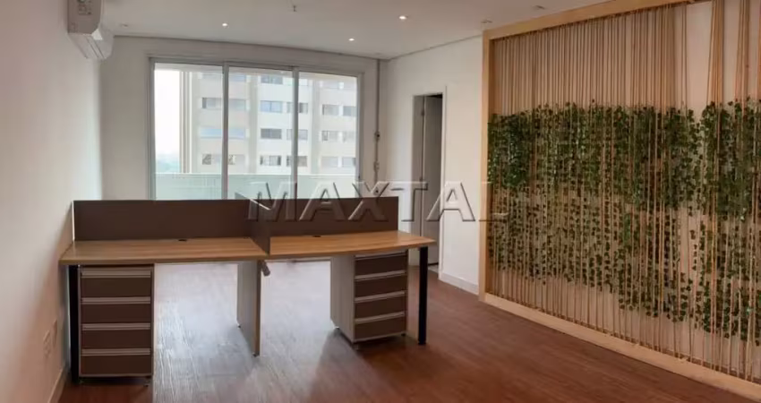 Sala comercial 66m² para alugar em santana, 1 banheiro, 1 vaga,  prédio com recepção e elevador.