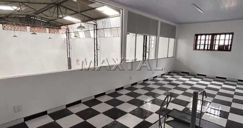 Galpão comercial reformado para venda ou locação 216,00m² com mezanino, na vila nova mazzei.