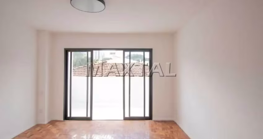 Apartamento para alugar na vila clementino com 1 dormitório com sacada ampla.